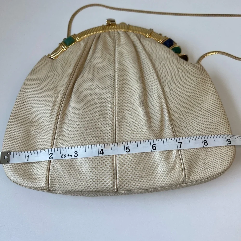 Judith Leiber Vintage Lizard Skin Bag. Good Condition. - Picture 10 of 16